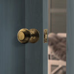 3 inch/76mm Tubular Latch Bolt Through - 57mm Backset - Antique Brass - tradefit - 7