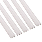 Twin Flipper Self Adhesive Acoustic Seal - 11 x 5mm x 2100mm - White - Pack 5 - tradefit - 1