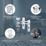 Euroda - Plus Polished Chrome Fire Door Handle Pack - Euro Lock & Double Cylinder - tradefit - 3