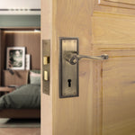 Mortice Fire Rated Sashlock - 64mm Case Size - 44mm Backset - Antique Brass - tradefit - 6