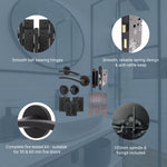 Euroda - Plus Black Lever on Rose Fire Door Handle Pack - Bathroom - FD30/60 - tradefit - 3