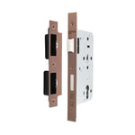 Fire Rated DIN Sashlock - 60mm Backset / 90mm Case / 72mm Centres - PVD Antique Brass - tradefit - 1