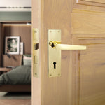 Mortice Fire Rated Sashlock - 64mm Case Size - 44mm Backset - Electro Brass - tradefit - 6