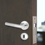 Olbia Polished Chrome Lever on Rose Door Handle Pack - BS3621 5 Lever Sashlock - tradefit - 6
