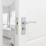 Euroda - Plus Satin Chrome Door Handle Pack - Bathroom - tradefit - 6