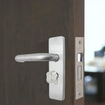 Round Bar 19mm Safety Return To Door Lever Euro Thumbturn Lock 48.5mm c/c Pack - 175x44mm - 76mm Lock x 102mm Hinges - Satin Stainless - tradefit - 6