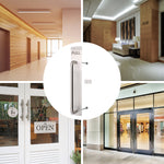 Architectural Pull Handle On Plate - Engraved Pull - 475 x 75mm - Satin Stainless Steel - tradefit - 6