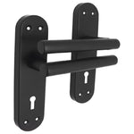 Olbia Matt Black Lever Door Handle Pack – BS3621 5 Lever Lock - tradefit - 2