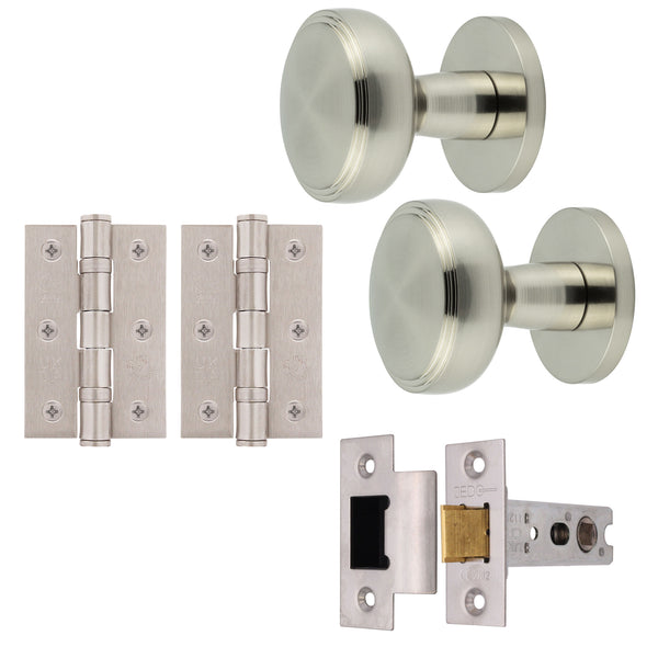 Martil Satin Nickel Mortice Door Knob Kit - 76mm Latch - tradefit - Featured Image