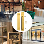 Architectural Pull Handle On Plate & Push Plate Kit - 475 x 75mm - PVD Satin Brass - tradefit - 6