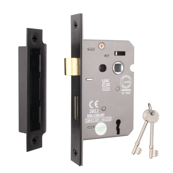 Mortice Fire Rated Sashlock - 64mm Case Size - 44mm Backset