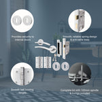 Euroda - Plus Polished Chrome Lever on Rose Door Handle Pack - 3 Lever Lock - tradefit - 3