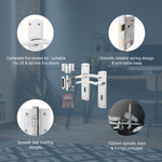 Euroda - Plus Polished Chrome Fire Door Handle Pack - Sash Lock - FD30/60 - tradefit - 3