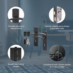 Euroda - Plus Black Door Handle Pack - Sash lock - tradefit - 3
