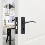 Euroda - Plus Black Fire Door Handle Pack - Sash Lock - FD30/60 - tradefit - 6
