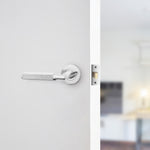 Mode - Grip Polished Chrome Lever on Rose Door Handle Pack - Latch - tradefit - 6