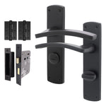 Euroda - Plus Black Door Handle Pack - Bathroom - tradefit - 1