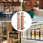 Architectural Pull Handle On Plate & Push Plate Kit - 475 x 75mm - PVD Bronze - tradefit - 6