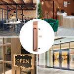 Architectural Pull Handle On Plate - Engraved Pull - 475 x 75mm - PVD Bronze - tradefit - 6