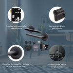 Euroda Black Lever on Rose Fire Door Handle Pack - Euro Lock & Cylinder - FD30/60 - tradefit - 3