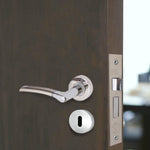 Bosa Duo Style Polished Chrome/Satin Nickel Lever on Rose Door Handle Pack - BS3621 5 Lever Sashlock - tradefit - 5