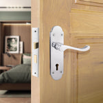 Mortice Fire Rated Sashlock - 80mm Case Size - 57mm Backset - Polished Chrome - tradefit - 6