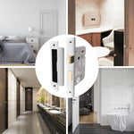 Mortice Fire Rated Bathroom Lock - 64mm / 44mm Backset - Polished Chrome - tradefit - 2