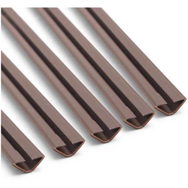 Batwing Flap Weather Seal 2100mm Self Adhesive - Pack of 5 - Brown - tradefit - Featured Image