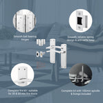 Euroda - Plus Polished Chrome Fire Door Handle Pack - Latch - FD30/60 - tradefit - 3