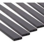 Intumescent Fire Only Seal - 15x4x2100mm - Pack of 10 - Black - tradefit - 1