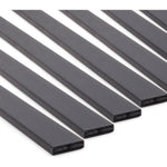 Intumescent Seal Strip - Fire Only - 15x4x2100mm - Black - Trade Pack of 200 - tradefit - 1