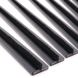 Intumescent Seal Strip - Fire and Smoke - 20x4x2100mm - Black - Pack of 50 - tradefit