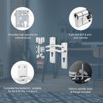 Euroda - Plus Polished Chrome Fire Door Handle Pack - 3 Lever Lock & Thumbturn Cylinder - tradefit - 3