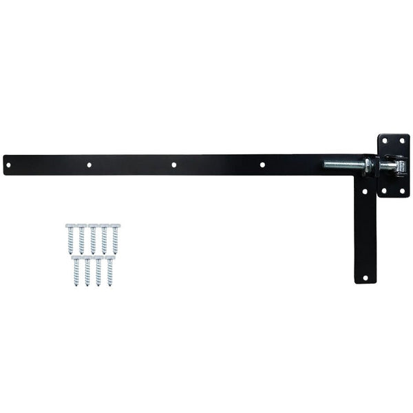 Adjustable Gate Hinges - Right Hand - 900 x 300mm - M20 - Black - tradefit - Featured Image
