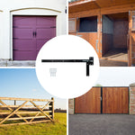 Adjustable Gate Hinges - Right Hand - 900 x 300mm - M20 - Black - tradefit - 2