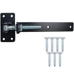Adjustable Gate Hinges - 300mm - M20 - Black - tradefit