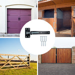 Adjustable Gate Hinges - 300mm - M20 - Black - tradefit - 2