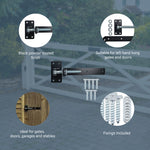 Adjustable Gate Hinges - 300mm - M20 - Black - tradefit - 5