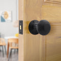 2.5 inch/64mm Tubular Latch Bolt Through - 44mm Backset - Black - tradefit