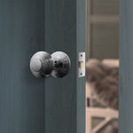 2.5 inch/64mm Bolt Through Tubular Latch - 44mm Backset - Polished Chrome - tradefit - 7