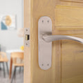 2.5 inch/64mm Tubular Latch Bolt Through - 44mm Backset - Satin Nickel - tradefit