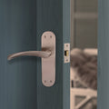 2.5 inch/64mm Tubular Latch Bolt Through - 44mm Backset - Satin Nickel - tradefit