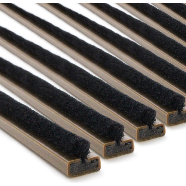 Intumescent Fire Door Seal Strip - Fire and Smoke - 10x4x2100mm - Brown - Trade Pack of 50 - tradefit - Featured Image