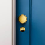 Victorian Ringed Polished Brass Mortice Door Knob Kit - 80mm Bathroom Lock - tradefit - 6