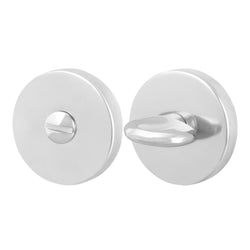 Chrome Round Bathroom Turn & Release Olbia Pattern - Polished Chrome - tradefit
