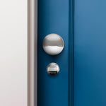 Victorian Polished Chrome Mortice Door Knob Kit - 80mm Bathroom Lock - 76mm Hinges - tradefit - 6