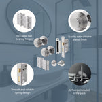 Beehive Satin Chrome Mortice Door Knob Kit - 80mm Bathroom Lock - tradefit - 4