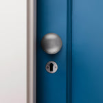 Victorian Satin Chrome Mortice Door Knob Kit - 80mm Sashlock - tradefit - 6