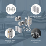 Beehive Satin Chrome Mortice Door Knob Kit - 80mm Sashlock - tradefit - 4