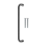 Bolt Fix Pull Handle - 300mm x 19mm - Polished Stainless Steel - tradefit - 1
